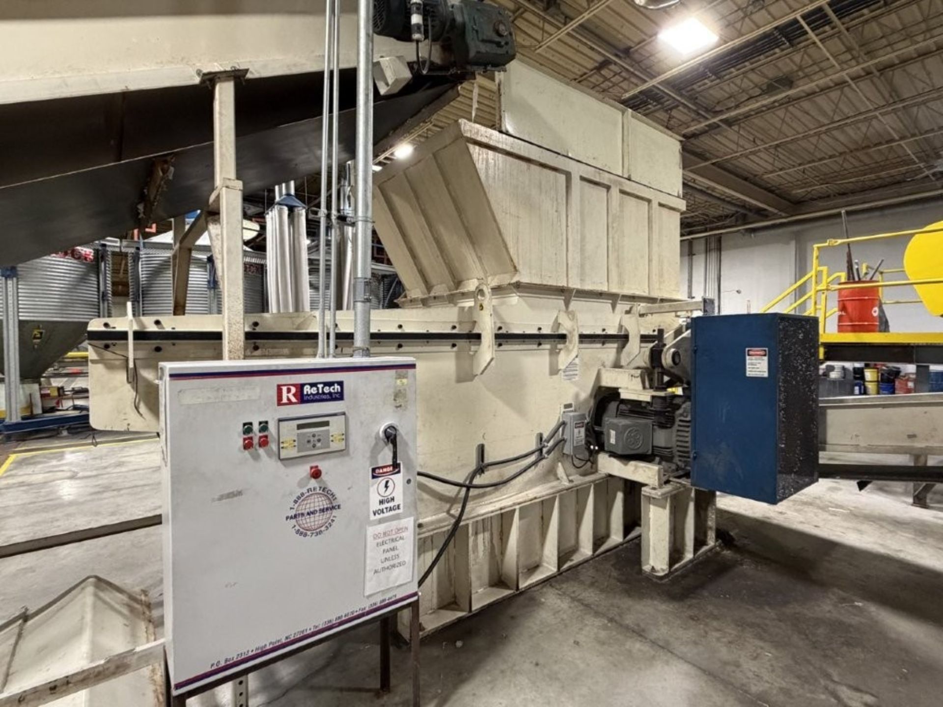 RETECH INDUSTRIES HEAVY-DUTY INDUSTRIAL SHREDDER