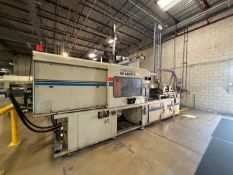 300 TON CINCINNATI MILACRON MODEL VT300-29 HORIZONTAL PLASTIC INJECTION MOLDING MACHINE WITH 29OZ
