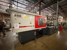 310 TON CINCINNATI MILACRON MAXIMA MODEL MM310-26 HORIZONTAL PLASTIC INJECTION MOLDING MACHINE