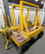 ELECTRIC SLAB BUNDLE TRANSPORT CART, REMOTE CONTROLLED