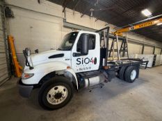 2021 INTERNATIONAL MV607 SBA FLATBED TRUCK, VIN# 3HAEUMMR8ML338681, APPROX. 95,324KMS, 6.7L