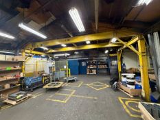 APPROX. 10'W X 22'L X 11'H 2-TON CAP. DOUBLE RUNWAY