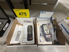 LOT OF (2) TESTO 925 TEMPERATURE MEASURING EQUIPMENT