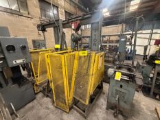 UNCOILER W/ 2-TON CAP. JIB AND CM CYCLONE HOIST