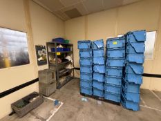PALLET OF BINS ON PALLET