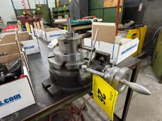 HOMGE 8" ROTARY TABLE W/ 4" 3-JAW CHUCK