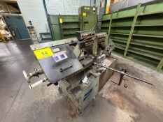 KING CANADA 9" X 18" HORIZONTAL METAL CUTTING BANDSAW, MODEL KC-918S-V, 2HP, S/N 9032703 W/ ROLLER