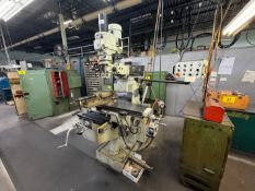 2018 FIRST LC-185VS-B MILLING MACHINE, 3HP, 60 TO 4,500 RPM, 10" X 50" TABLE, ALIGN POWER FEED,