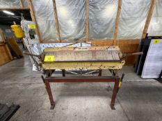 JET BP-1648 BOX AND PAN BRAKE, 16GA X 48" CAP., S/N 1408