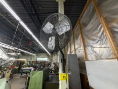 LOT (2) WALL MOUNTED FANS