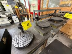 MARSH STENSIL MACHINE W/ (3) HEIGHT TABLES