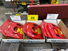 LOT (3) BOXES OF BANDSAW BLADES W/ HANGING BANDSAW BLADES