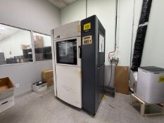 2021 STRATASYS FORTUS400MC 3D PRINTER, S/N XK11000393 INCLUDING RACK W/ COMPONENTS