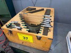 MITUTOYO MIRCOMETER SET, (7) MICROMETERS, METRIC, 50-75MM TO 275-300MM