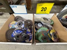 LOT (4) BOXES OF GRINDING WHEELS