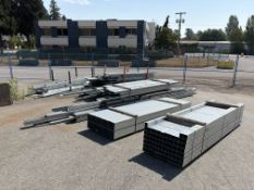 LOT OF 5 ASSORTED GALVANIZED STEEL. 3 LIFTS OF ASSORTED MATERIAL. 1 LIFT OF (150) 10 FT.