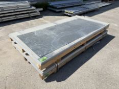 LIFT OF GALVANIZED STEEL SHEETING. (41 PCS.) 8 FT. X 4 FT. X 1/16 IN., 16 GA.
