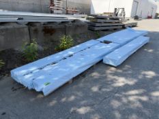 7 LIFTS OF 12 GA. GALVANIZED STEEL SLIT SHEETING. (210 PCS.) 13 3/4 IN. X 10 FT. X 1/6 IN.
