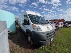 2018 DODGE RAM PROMASTER CARGO VAN, VIN# 3C6URVJG0JE122499, 167,701KMS
