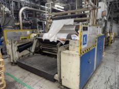 2013 ALPHA MARATHON WS-1600B surface winder, S/N 4473 Winder A, 48” roll OD, 7 HP, 480 V, 3-phase,