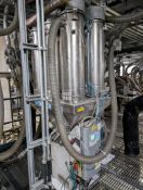 2013 SYNCRO EASYBATCH S4 gravimetric resin blender, S/N 02334, with vacuum loaders, material hoppers