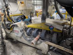 2013 ALPHA MARATHON FLDX50, 50 mm single-screw extruder, S/N AMFET-4473EX-C,34 kW & 46 HP Siemens AC