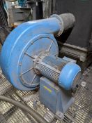 ELEKTROR RD 92 blower c/w Polycool unit, S/N 96/21713, 15 kW, 400 V, 3-phase, 50 Hz, 29 A, 2,950