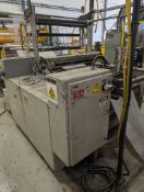 1997 VicRO BHG-40, 40" plastic film bag-making machine, S/N 2509B, with heat-sealing and cutting
