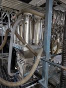2013 SYNCRO EASYBATCH S4 gravimetric resin blender, S/N 02333, with vacuum loaders, material hoppers