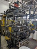 1994 MACRO ME-P.G.44-300, 44” gusset tower, S/N BK-6015-11, with rotating turntable, guide