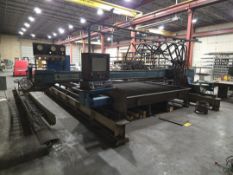 2004 Versagraph DH-4100 Cutting Table w/ (5) Cutting Heads, Hypertherm Edge Pro TI