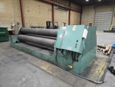 2003 Roundo PS-420 Double Pinch Roll, 12’ Roll Length, 12’x 1” Rated Rolling Capacity