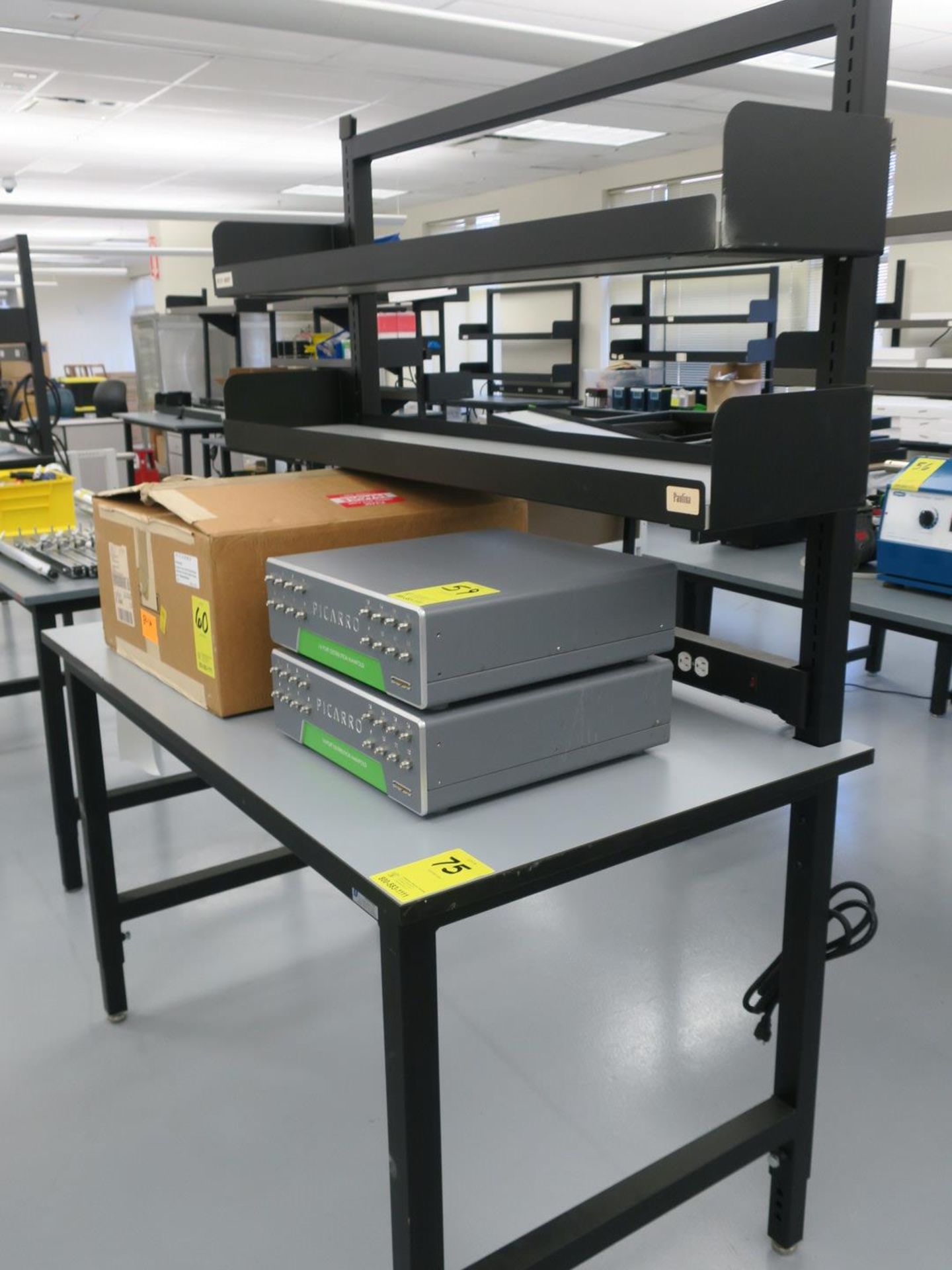 BENCH-TEK SOLUTIONS 32-1/2 X 60" FORMICA TOP ADJ. HEIGHT WORK BENCH ...