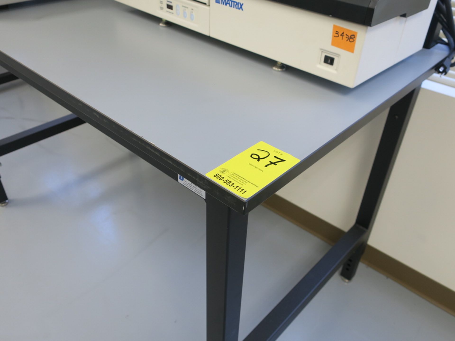 BENCH-TEK SOLUTIONS 32-1/2 X 60" FORMICA TOP ADJ. HEIGHT WORK BENCH ...