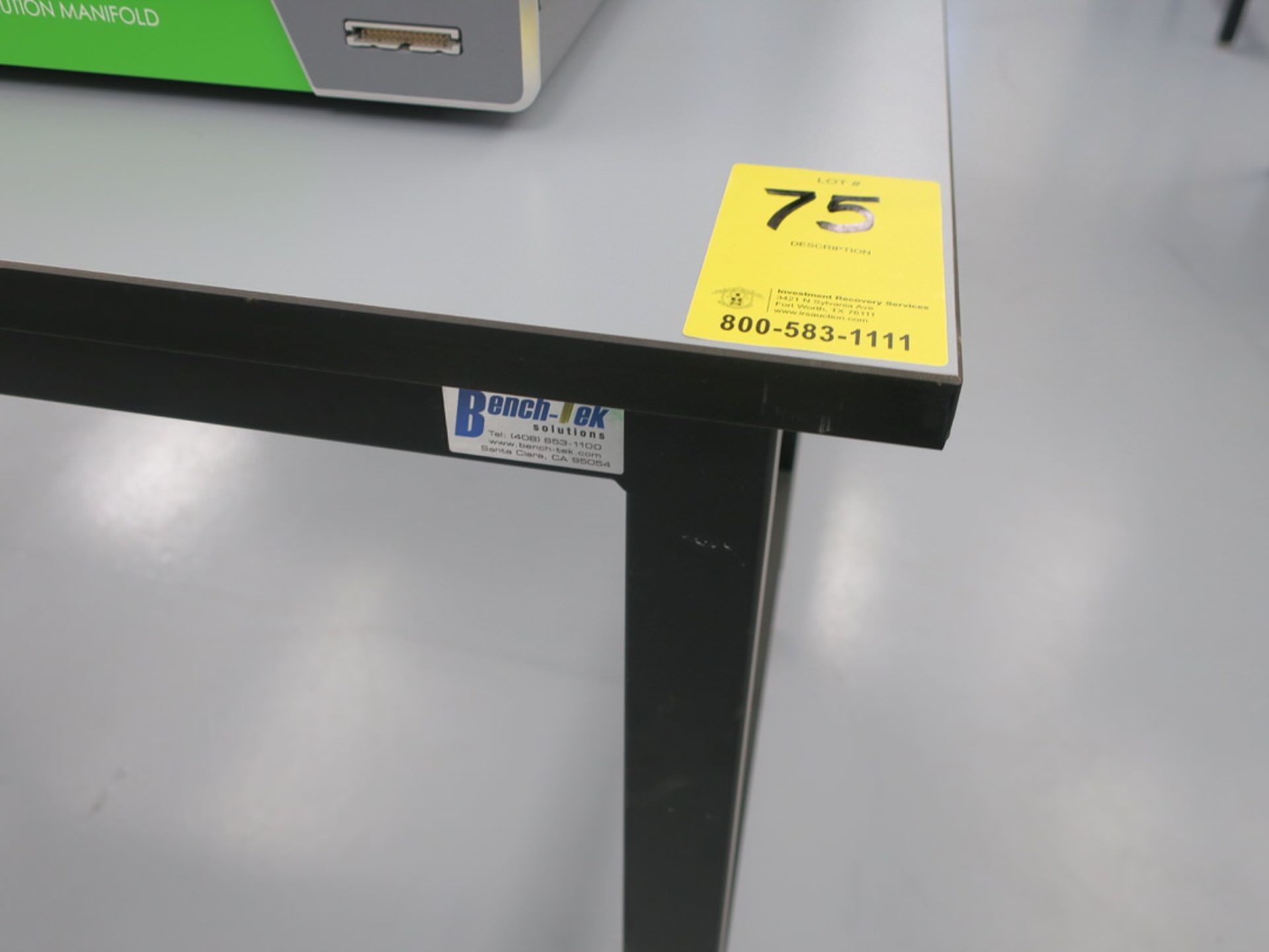 BENCH-TEK SOLUTIONS 32-1/2 X 60" FORMICA TOP ADJ. HEIGHT WORK BENCH ...