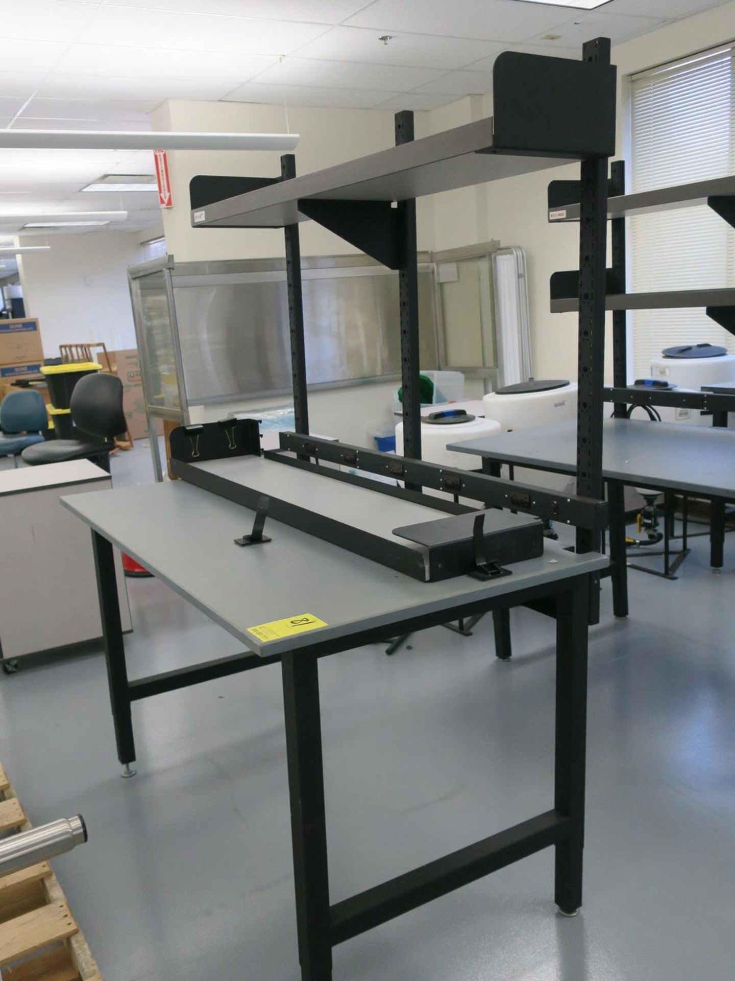 BENCH-TEK SOLUTIONS 32-1/2 X 60" NON-REACTIVE EPOXY TOP ADJ. HEIGHT ...