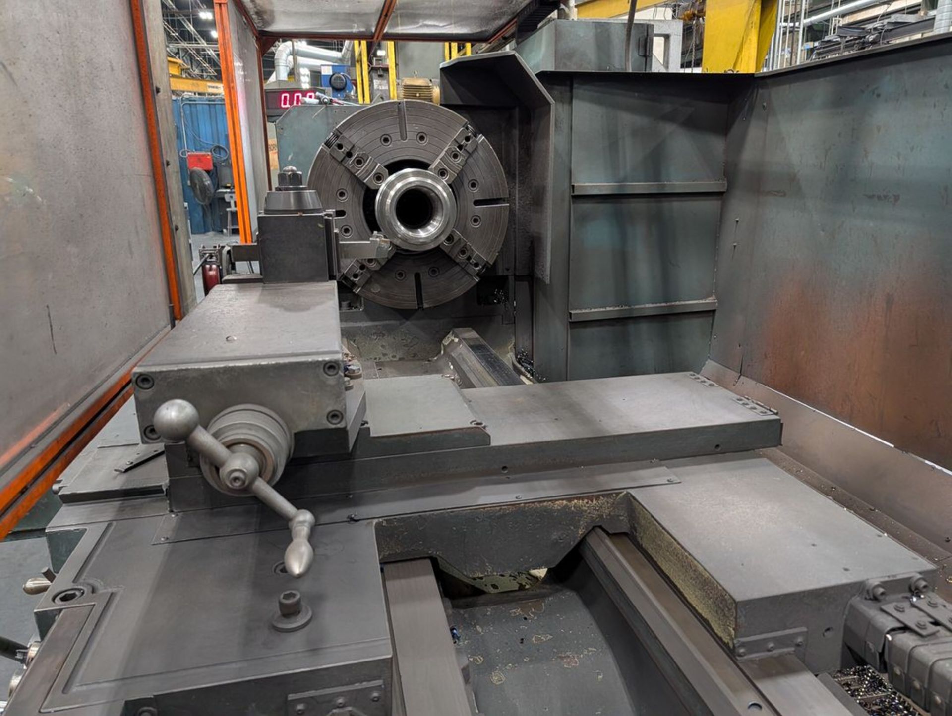 2009 Kuraki PA3512030 Manual Lathe 28" 4-Jaw Chuck; 460/3/60; Apprx. 120" distance between - Image 13 of 17
