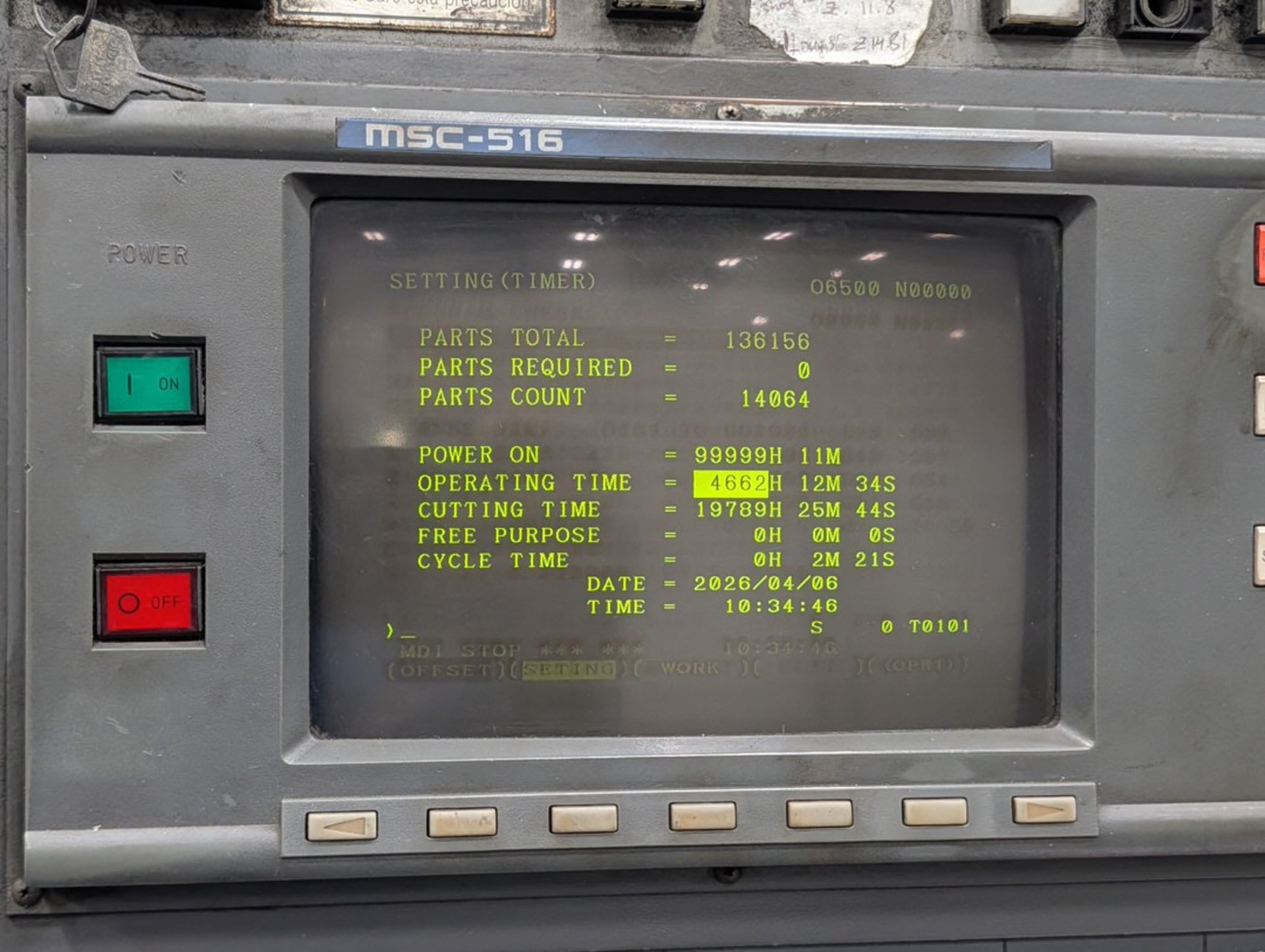 Mori Seiki SL-65 CNC Lathe 220/3/60, W/ Mori Seiki MSC-516 Control; W/ Hyd Unit; W/ Chip Conveyor; - Image 5 of 18