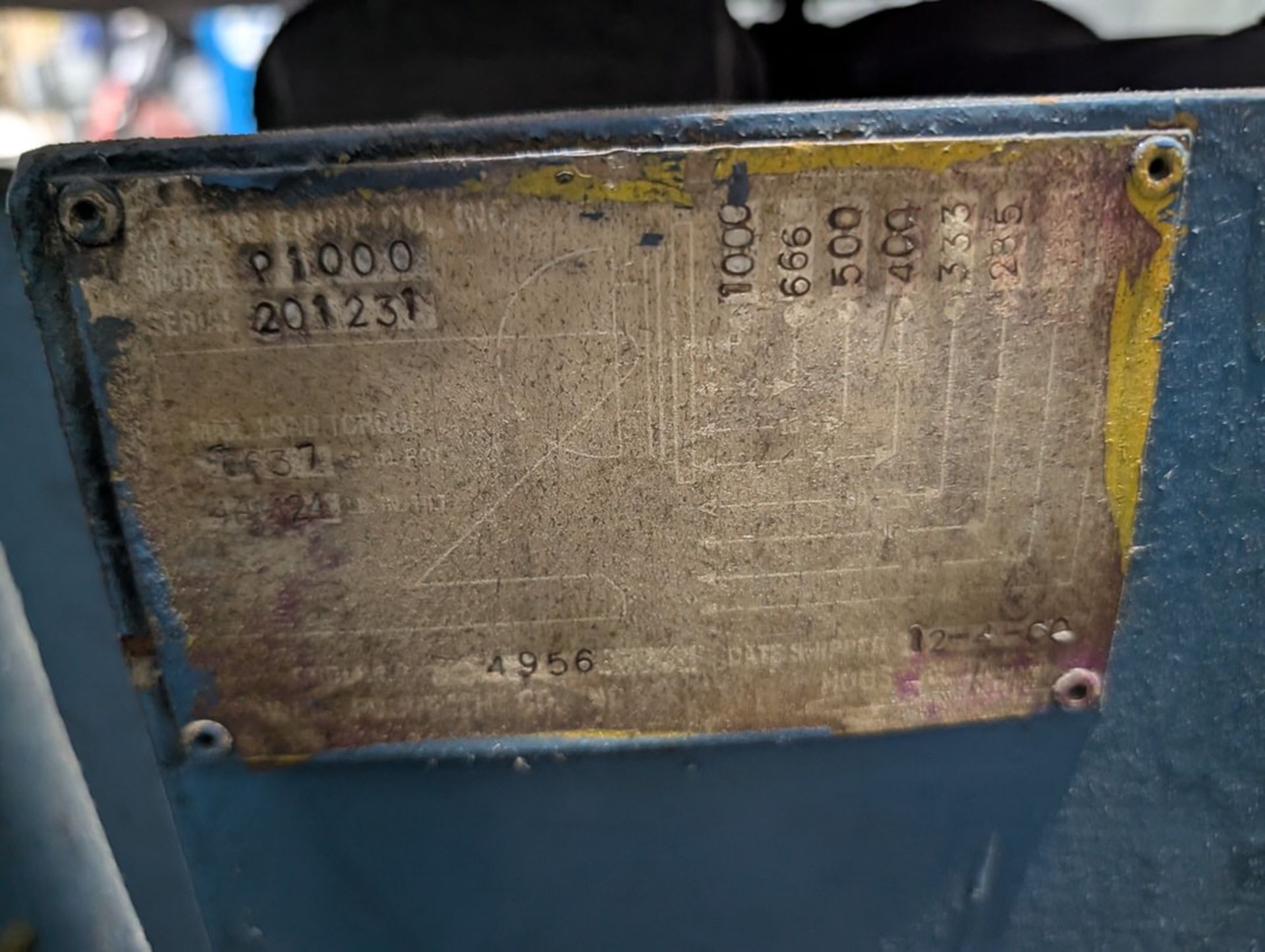 Bowers P1000 18" 3-Jaw Positioner 1K Cap. - Image 6 of 7
