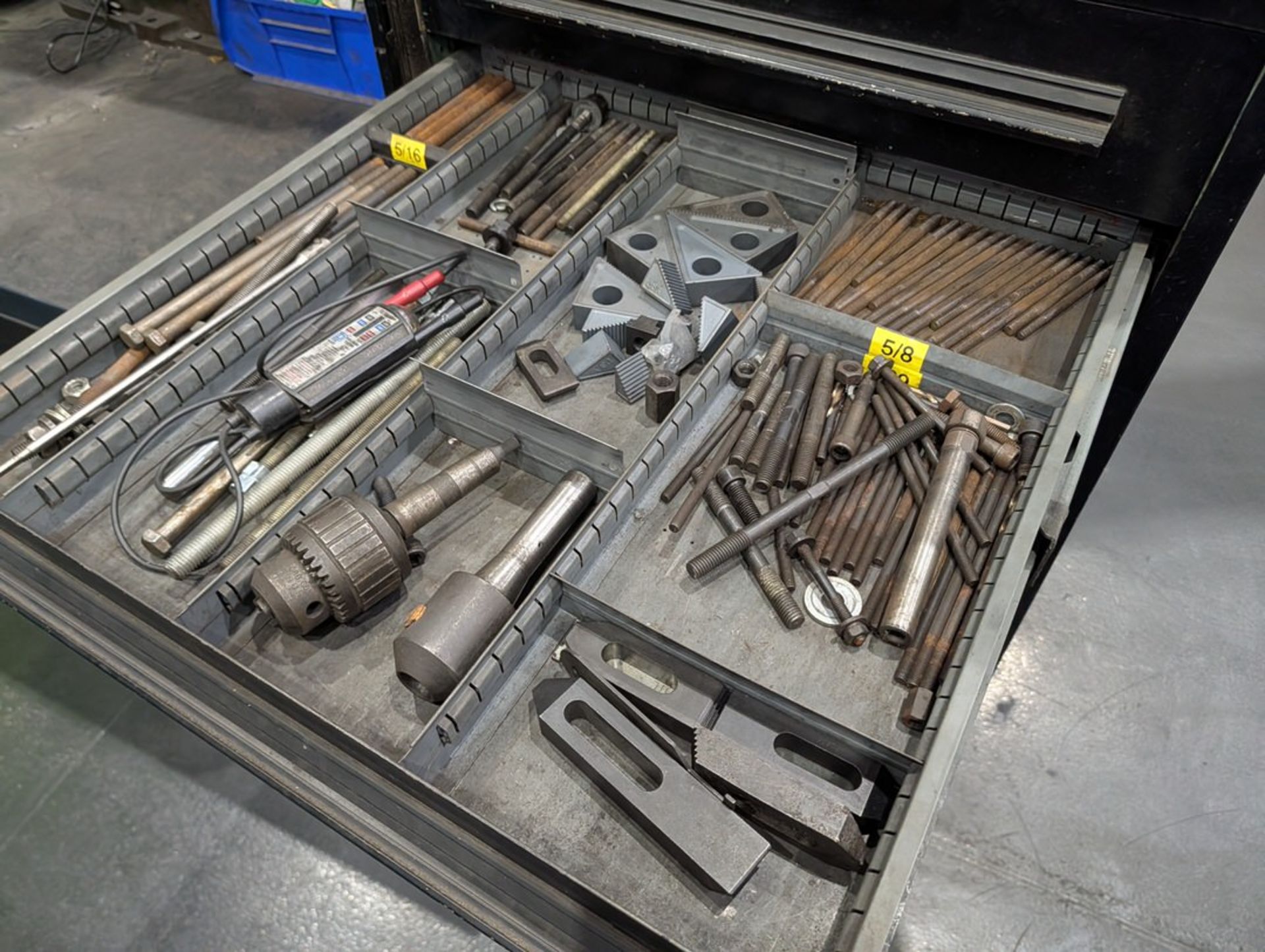 Assorted Mill & Lathe Tooling W/ 12-Drawer Modular Cabinet - Image 11 of 31