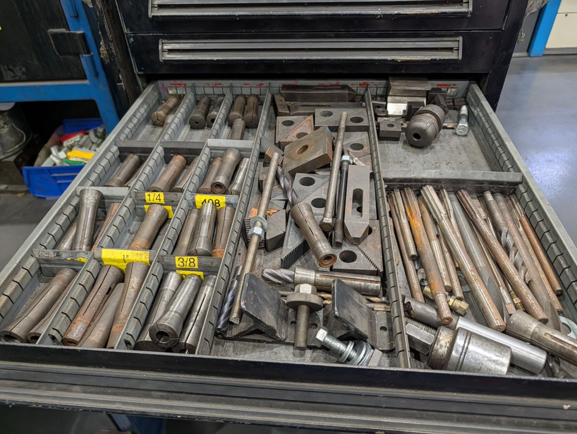 Assorted Mill & Lathe Tooling W/ 12-Drawer Modular Cabinet - Image 6 of 31
