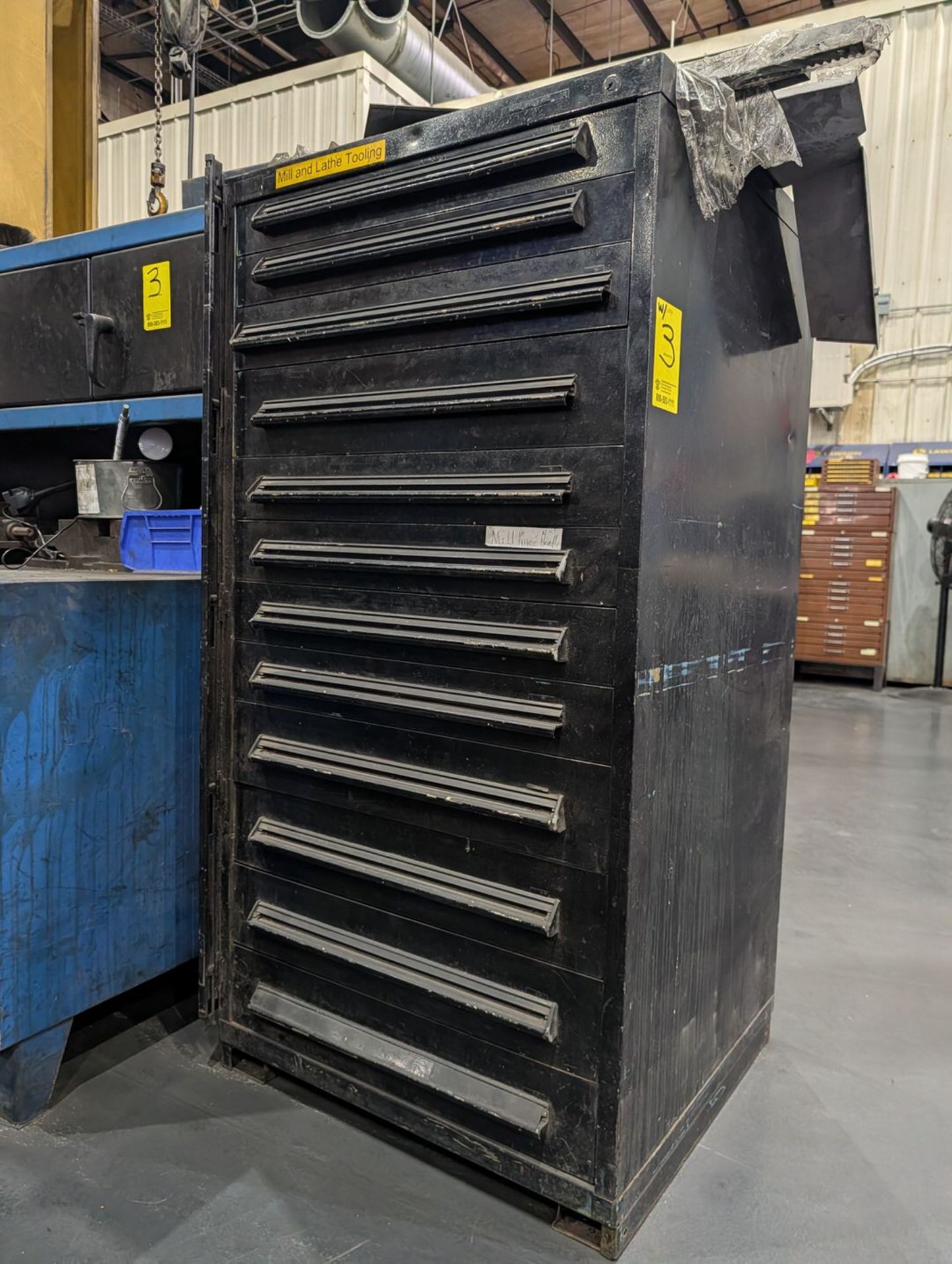 Assorted Mill & Lathe Tooling W/ 12-Drawer Modular Cabinet - Image 2 of 31