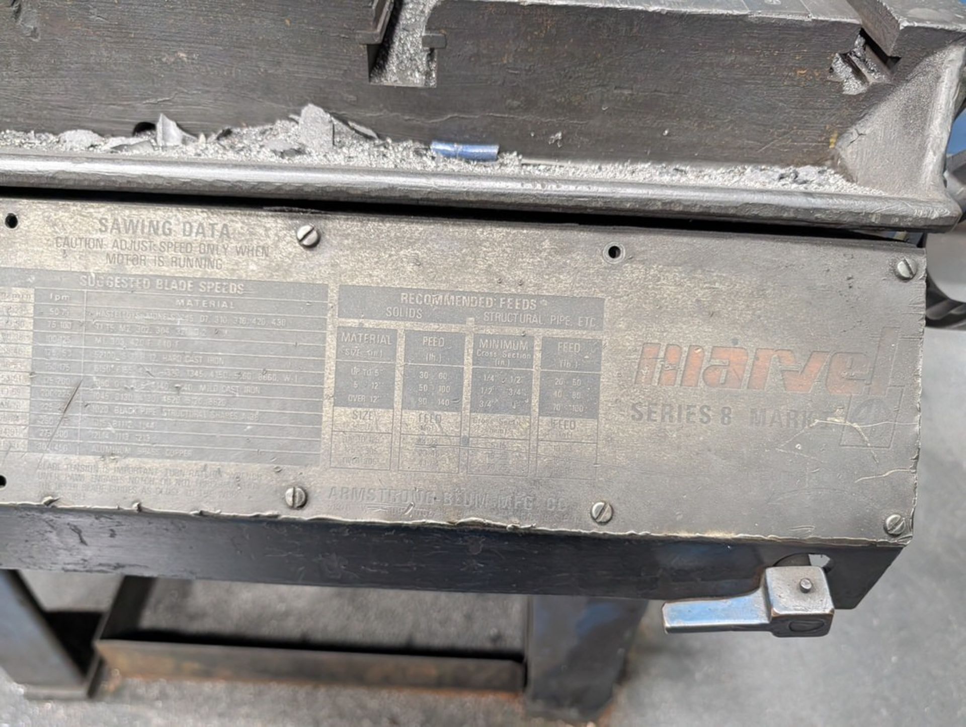 Marvel 8-mark-1 18"x20" Vertical Bandsaw 230/3/60 - Image 13 of 13