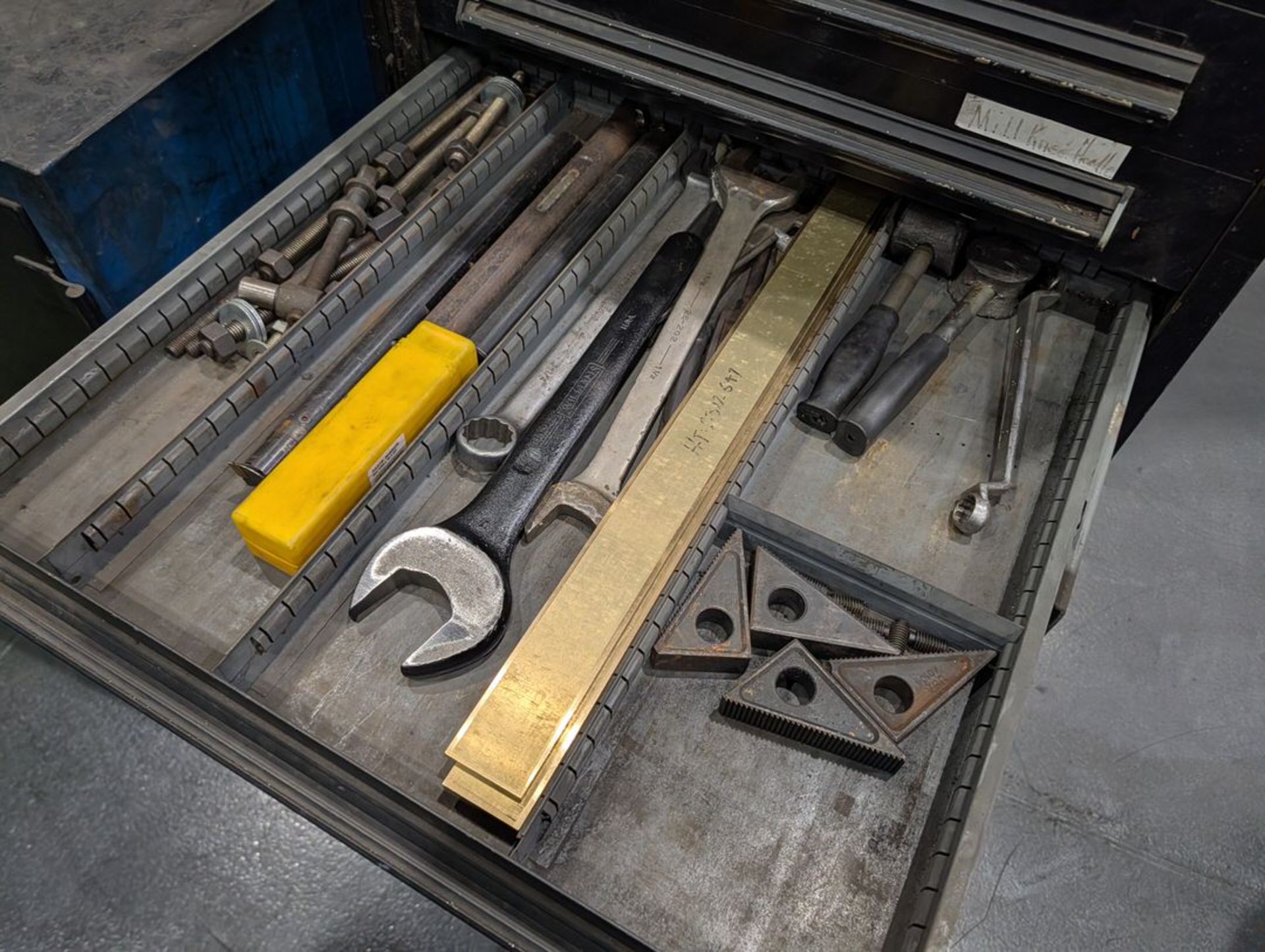 Assorted Mill & Lathe Tooling W/ 12-Drawer Modular Cabinet - Image 13 of 31