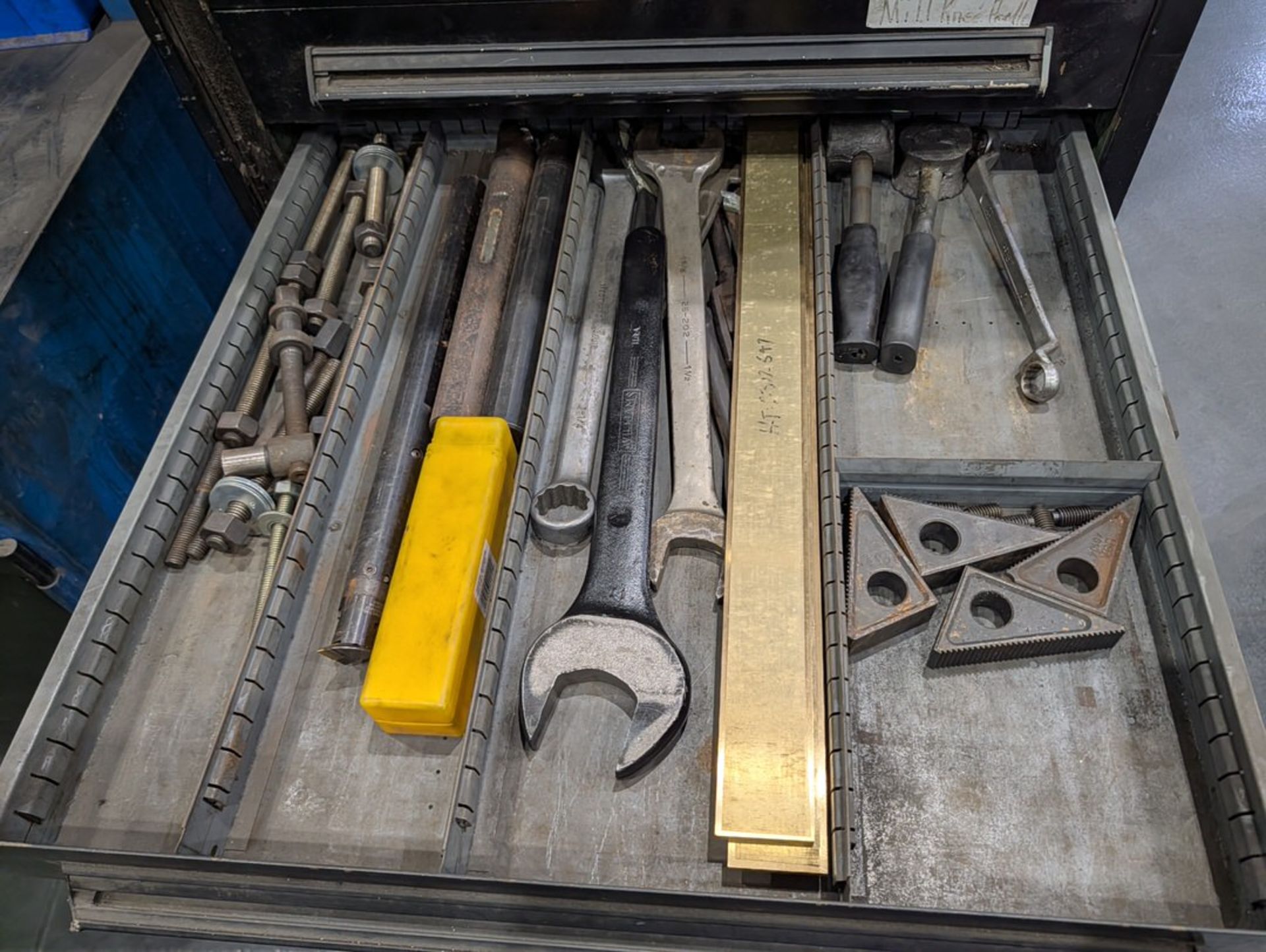 Assorted Mill & Lathe Tooling W/ 12-Drawer Modular Cabinet - Image 12 of 31
