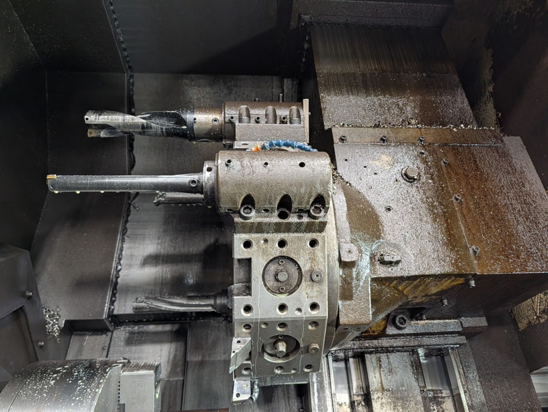 Mori Seiki SL-65 CNC Lathe 220/3/60, W/ Mori Seiki MSC-516 Control; W/ Hyd Unit; W/ Chip Conveyor; - Image 8 of 18