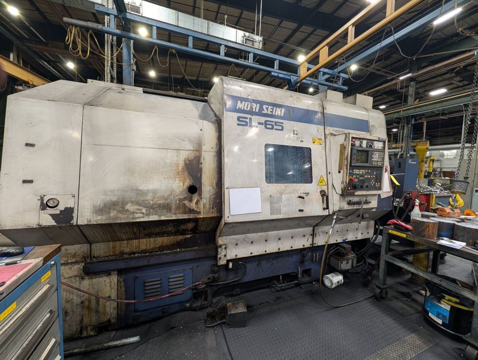 Mori Seiki SL-65 CNC Lathe 220/3/60, W/ Mori Seiki MSC-516 Control; W/ Hyd Unit; W/ Chip Conveyor; - Image 2 of 18