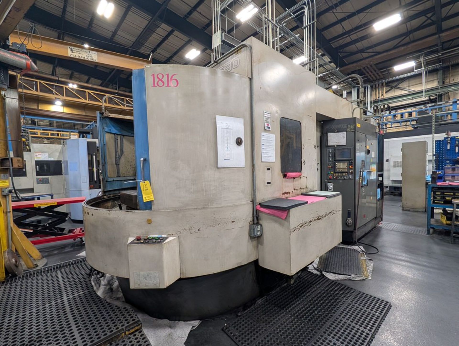 2000 Toyoda FA630 Horizontal Machining Center 200/3/60 W/ GE Fanuc Series 16i-M Control (No - Image 2 of 17