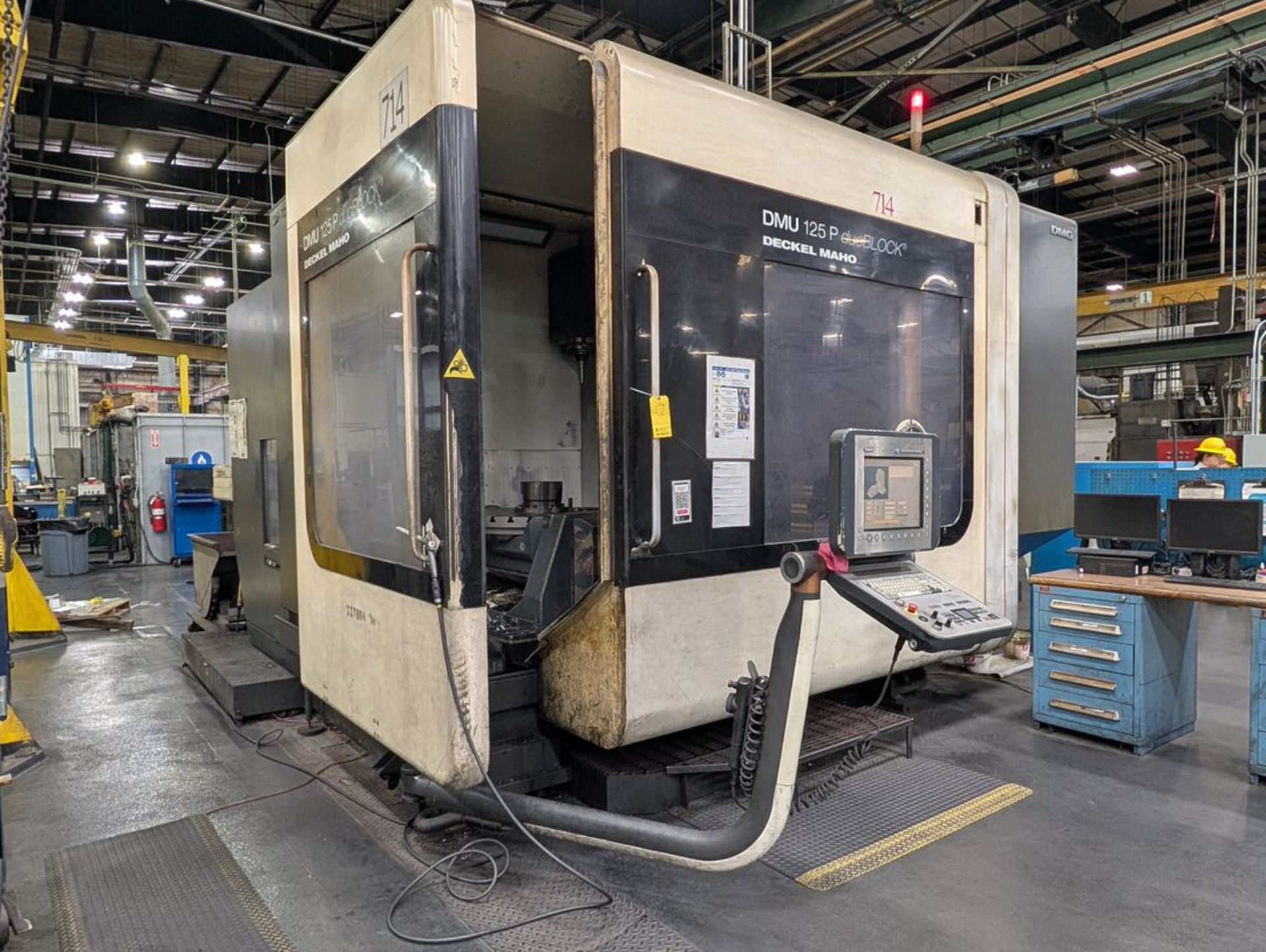2009 DMG Mori DMU 125 P 5-Axis CNC Machining Center 230/3/60; W/ Heidenhain MillPlus iT Control - Image 3 of 20