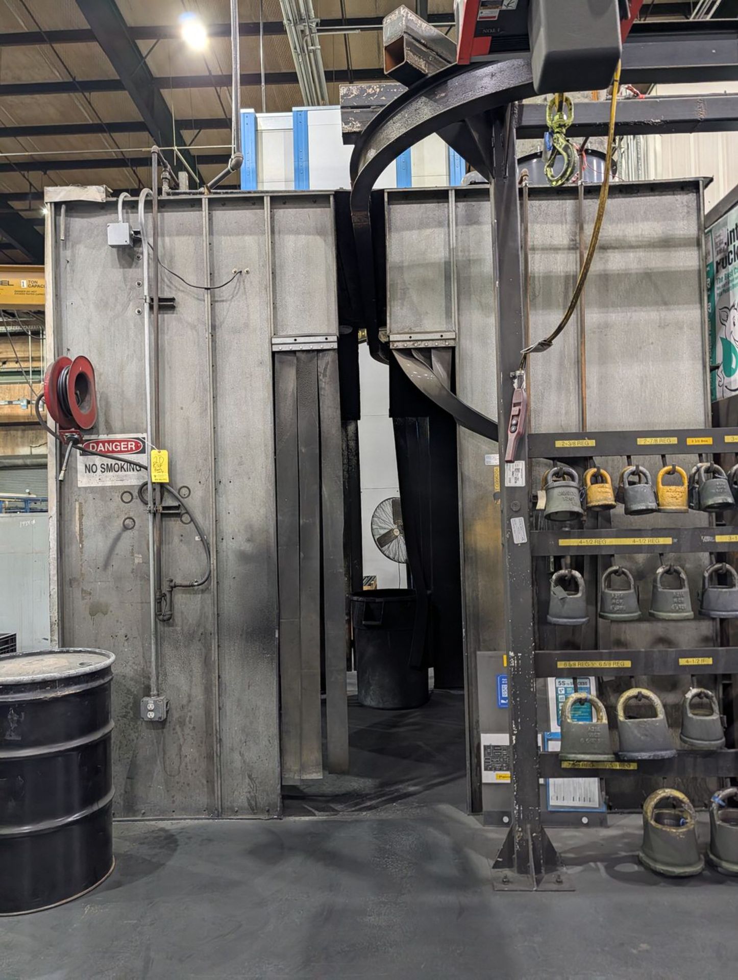 Sherwin Williams Paint Booth 10'8" x 8'4" x 10'3-1/2"H (Booth Only-Monorail Excluded) - Image 10 of 10
